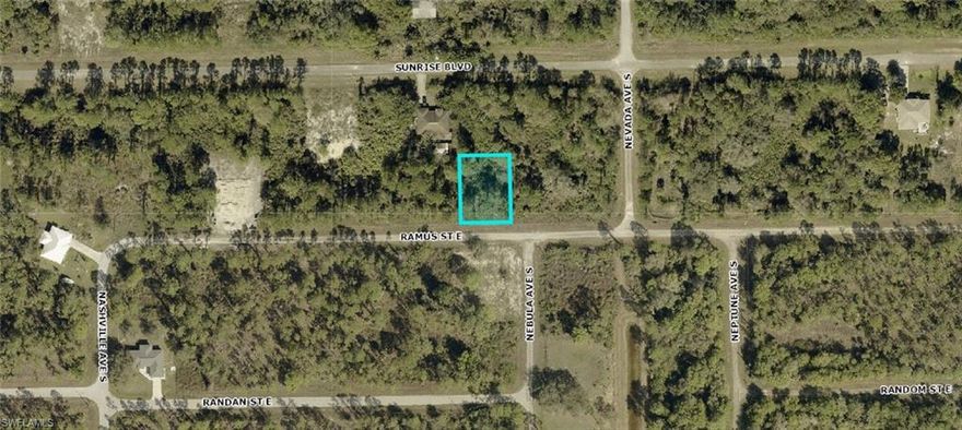 Great buildable vacant lot in Southeast Lehigh Acres with paved roads and power at the street! Ideally located just off Sunrise Blvd & Columbus Blvd with quick access to State Road 82 for an easy commute. Surrounded by new construction in a rapidly growing area, this lot is perfect for your future pool home or investment property. Buy now and build later with low taxes and no required timeline to build. NOT an assignment of contract. LOCAL sellers with quick answers and smooth closings!