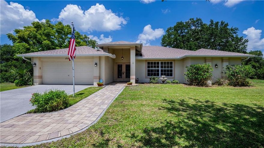 HUGE PRICE ENHANCEMENT!!! Trying to escape the hustle and bustle of the city? This oasis pool home is perfect you! Beautiful 3/2 bedroom with family room just off a spacious kitchen with stainless appliances and granite counter tops. Split bedrooms offer a little space from your guest or from your family enjoying a move in the large family room. Large dining area and living room. Oversized backyard gives you room for a pole barn, steel building or boat storage. Large, screened pool area perfect for entertaining. Extra-large storage shed comes with this property. Newer water system, new pool pump and roof is 2017.  Large, beautiful oaks adorn this .50 acre property. Come view this great opportunity to own your dream pool home