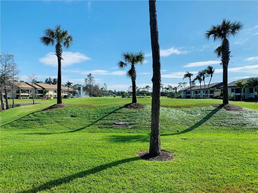 GREAT FIRST FLOOR "TURNKEY" CONDO AT #9 GREEN! LARGEST UNIT IN THE HIDEAWAY, 3BR/2BA, HURRICANE SHUTTERS THRU-OUT, GLASS ENCLOSE LANAI, LAMINATE AND TILE.  JUST A SHORT STROLL TO COMMUNITY POOL, BBQ PATIO AND CLUBHOUSE.  THE HIDEAWAY OFFERS SOMETHING FOR EVERYONE AND IS CONVENIENTLY LOCATED TO ALL FT. MYERS HAS TO OFFER.  MOST AFFORDABLE OPTIONAL GOLF IN SW FLORIDA...OWN YOUR CART WITHOUT PAYING TRAIL FEES.