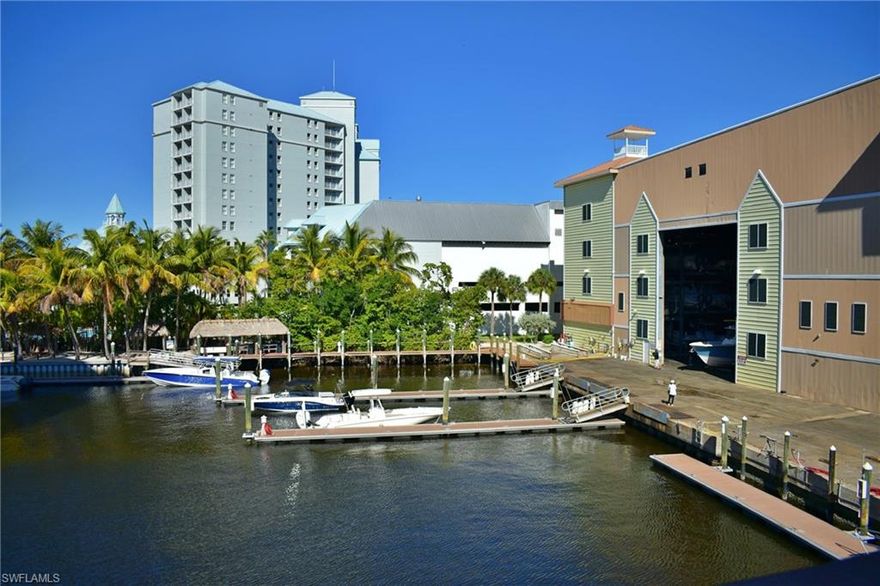 12x12x45 slip.  Top level slip with no vessel above dripping on your boat.  Call in or schedule a boat splash with the easy mobile app.  Unlimited launches with no launch fee and free ice.  Valet parking and loading assistance.  Strict no tipping fee with a staff that is eager to please.  Just a few minutes to the Gulf of Mexico.  Luxury restaurant and beautiful bar that overlooks the water on the 3rd floor.  2nd level deli and grill is open early.  Both spots have indoor and outdoor seating.  Boats are washed prior and after your day on the water and motors are flushed with anti-salt solution.  Private fuel dock for owners only and prices are lower than most on the water marinas.  Detailing and onsite repair service is available.  Boater's paradise.  All the fun and a staff to assist.