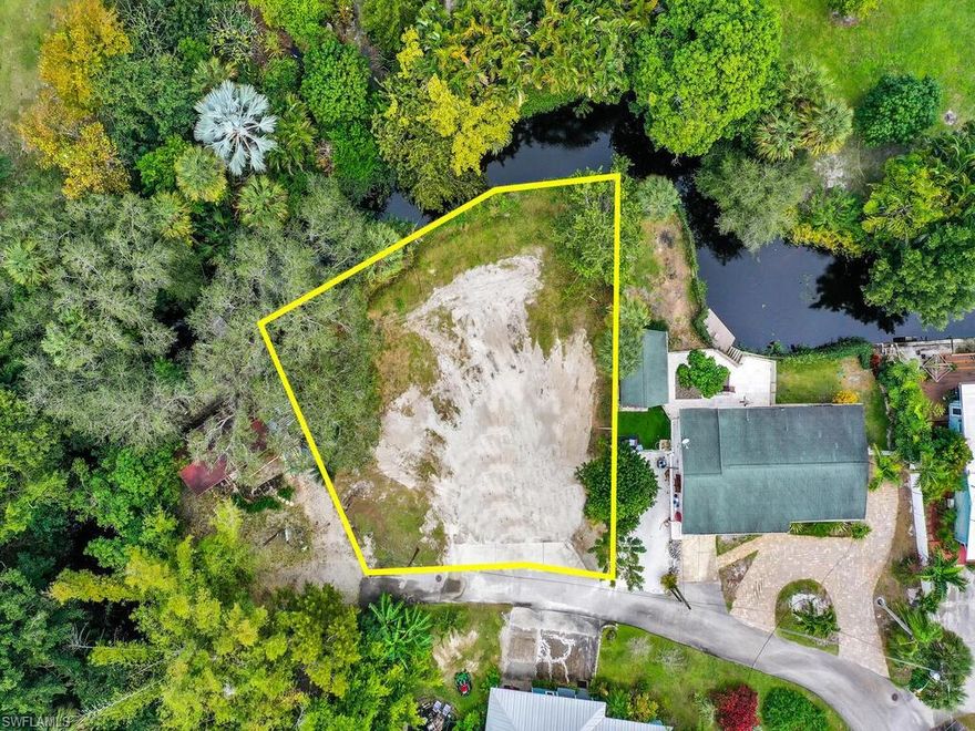 HIGHLY DESIRED LOCATION! This parcel is situated just one block from the Bonita Springs downtown area w/ Riverside Park. Situated on a dead end, low-traffic road in a non-gated neighborhood nestled right on Leitner Creek. Perfect parcel for building the home of your dreams or just simply add the investment to your portfolio. Bonita Springs is one of the most up & coming cities in SWFL. This area offers easy access to Naples and to Estero. It is only a short drive from I-75, US41/Cleveland Ave, lots of shopping/dining options, and from the beaches that line the Gulf of Mexico.