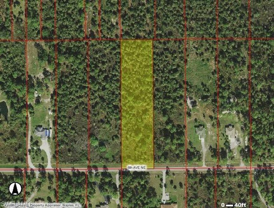 Excellent lot and location for a new home or as an investment for your savvy buyer. Same size lot to the East is available and also 2.5 acres. Recommended that an environmental study be obtained.
From Collier Blvd/951 go East on Golden Gate Blvd to Left/North on Everglades Blvd. Then left at the 3rd cross street onto 6th Ave NE. Lot will be on the right with my sign on it. I have two lots with signs there both 2.5 acres and next to each other.