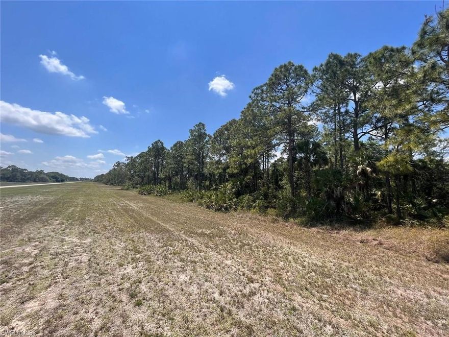 Build your dream home on this 0.3-acre wooded lot in the desirable Port LaBelle Unit 10.  The property offers western exposure and is zoned residential.  While there is no waterfront, this location offers a peaceful setting with partial tree coverage. Property has been recorded as a plat. Verify all utilities with Hendry County.