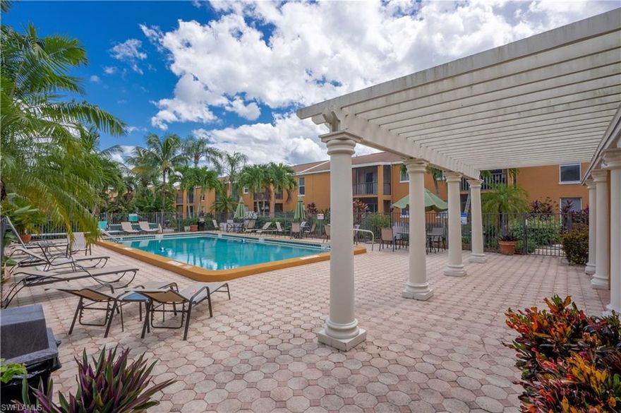 Wonderful Condo in the heart of Central Fort Myers! Bring you pet with no weight or breed restrictions! Low HOA fees as well! Recently renovated and ready to move in large 2BR/2Ba condo in Sunset Pointe at Fort Myers. Updated kitchen, flooring, fixtures and appliances. Enjoy the quiet screened balcony with lush landscaped surroundings or take a short walk around the building and enjoy the beautiful pool, clubhouse and exercise room. Conveniently Located at College Parkway and US-41 making it a quick trip to enjoy the beautiful white sand beaches, entertainment, dining, shopping and sunshine that SW Florida has to offer! Make this your DREAM home in Paradise!