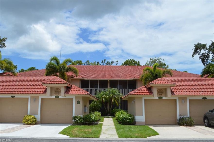 LOCATION, LOCATION, LOCATION!! This furnished 2/2+den second-floor veranda in the Lely area is now available for annual rental starting Mar 2024! Close to shops, dining, restaurants, and more! Walk to play a round of tennis at the courts, or pickleball if that's more your speed. Or enjoy a dip at the community pool! Tenant responsible for utilities, cable, and wifi. Rent includes pest control. No pets allowed per HOA.