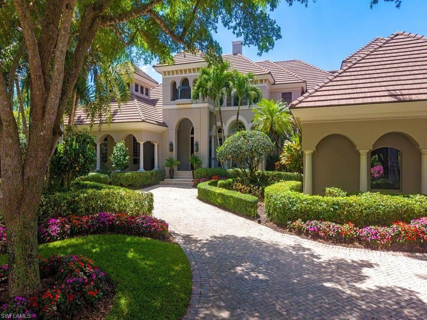 Set within the prestigious community of Bonita Bay, this expansive estate home at 26230 Woodlyn Drive captures the essence of refined Florida living, perfectly positioned along the signature Bay Island course with sweeping views of holes 5, 6, and 7.
Originally built as a model by Harwick Homes, the residence showcases timeless design and extensive upgrades throughout. Spanning a thoughtful and livable layout, the home offers a first-floor primary suite along with an additional guest bedroom, while two generously sized ensuite bedrooms occupy the second level—each providing comfort and privacy for family and guests alike.
Recent enhancements elevate both style and function, including rich hardwood flooring in the primary suite and all three guest rooms, a newer roof (2019), a backup generator, a sophisticated Lutron lighting system, and several striking new light fixtures. A cozy chat room creates an inviting space for relaxed conversation, while a dedicated wine room accommodates up to 850 bottles—ideal for collectors and entertainers.
Seamless indoor-outdoor living is at the heart of this home. Expansive pocketing sliders with zero-corner design dissolve the boundary between interior and exterior spaces, opening to a spectacular screened lanai that spans the entire length of the residence and incorporates a second-level guest balcony. The outdoor living experience is exceptional—featuring a resort-style pool within an expanded cage (2024), multiple seating areas, a fireplace, outdoor kitchen, and an outdoor dining area with a table that accommodates 12 with ease.
Additional features include both an attached two-car garage and a detached single-car garage—each air-conditioned—offering flexibility for vehicles, storage, or hobbies. Much of the furniture has been recently updated and is negotiable with the purchase, providing a convenient move-in-ready option if desired.
Residents of Bonita Bay enjoy an unparalleled lifestyle with access to a private beach park, the waterfront dining destination Backwater Jack’s, miles of scenic walking and biking paths, and multiple community parks. Optional membership at Bonita Bay Club provides access to five championship golf courses, a premier racquet center with tennis and pickleball, a resort-style pool, state-of-the-art fitness facilities, and a full-service luxury spa.
This is a rare opportunity to own a meticulously crafted home in one of Southwest Florida’s most sought-after communities—where elegance, comfort, and lifestyle converge.