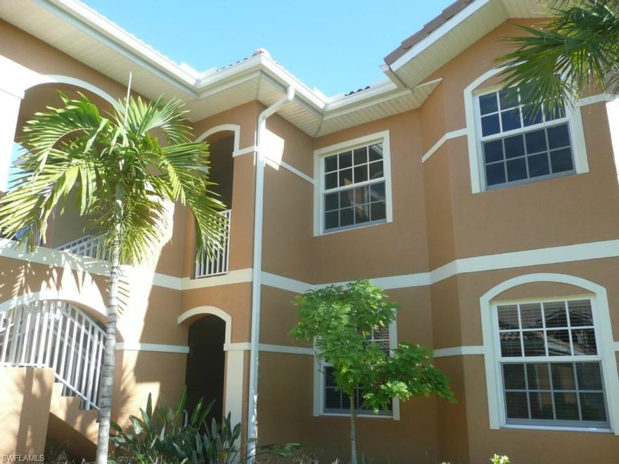 Wow, a slice of paradise! Opportunity to own a brand new 3 bedroom, 2 bath condo with a one car detached garage in a gated community. Upgrades include tiled flooring on the diagonal in common areas, granite countertops in kitchen and baths, nicely tiled showers, and two sets of sliders out to the lanai. The unit is very quiet and private, with an oversized screened in lanai overlooking a preserved green area. Lanai is plumbed for an outdoor wet bar option. Unit comes with a full appliance package, including a washer and dryer. All buildings in the development are concrete and steel construction with barrel tiled roofs, and are built to recent energy efficiency codes, including insulated interior walls of both bathrooms and master bedroom. Community features include resort style heated pool and spa, which are both handicapped accessible, fitness center, tennis court, Bocci ball court, playground, and picnic areas with tiki huts and gas grills. Three year developer warranty with purchase! FHA and Fannie Mae approved. Other units available. Square footage to be verified by buyer.