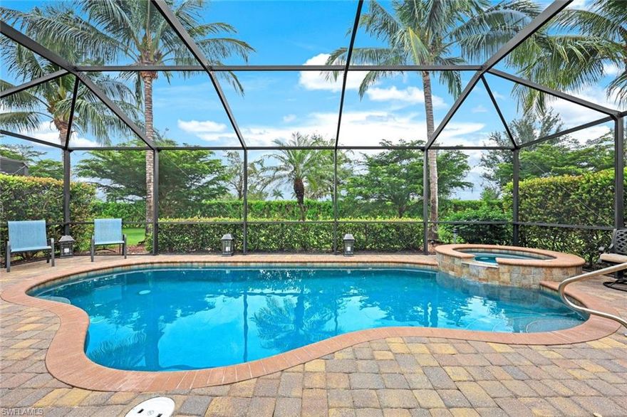 This exceptional 3-bedroom home, located in the desirable Treviso Bay community, offers a rare chance to rent a property with a full golf membership to the exclusive TPC Treviso Bay golf course—an amenity that's hard to find in rental homes. Perfect for golf enthusiasts, you'll have access to one of the most renowned courses in Naples right at your fingertips.

The home is designed for both comfort and style, featuring a private pool and hot tub in the expansive outdoor living space, as well as a well-appointed outdoor kitchen, making it the ideal setting for hosting family or friends. Whether you’re cooling off in the pool or soaking in the hot tub, the outdoor space is perfect for unwinding after a long day on the course or tennis court.

What makes this home even more special is its prime location—just a short walk from the resort-style pool and tennis courts, giving you easy access to some of Treviso Bay’s best amenities. For those who enjoy an active lifestyle, Treviso Bay offers a variety of activities, including a fully equipped fitness center, lap pool, bocce ball, and pickleball courts. The community’s on-site spa adds an extra touch of luxury, offering relaxing treatments right at home.

Beyond the amenities, residents can enjoy dining at the clubhouse restaurant and bar, and the community’s vibrant social scene, with regular events and activities for all ages.

Located just a short drive from Naples’ famous 5th Avenue and the beautiful Gulf beaches, this home combines the best of resort-style living and convenience in a truly desirable location.