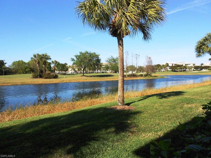 This Beautiful Barrington floor plan is located in Heritage Palms Golf & Ctry club and just a short distance from community swimming pool and picnic area.  It's loaded with extra features.  Raised Panel kitchen & guest bathroom cabinets.  Tile is throughout the living area, crown molding & chair railing is located all throughout the living area including the bedrooms.  Front & rear Lanais are tiled.  Master bathroom has additional drawers for great storage as well as a large cabinet over the commode.  Dry bar w/ mirrors and dining room w. custom mirror adds to the beauty of this limited first floor home. Relax in your dream vacation home. A MUST SEE!!! Heritage Palms is a 36 hole Championship Bundled Golf course with 2 clubhouses.  Furnishings are negotiable.