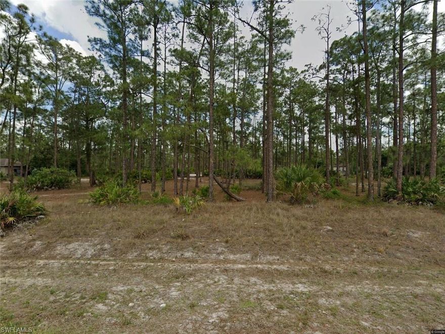 1/2 Acres, high and dry in a desirable location requiring very little cleaning for homesite. Property sits on a paved road.