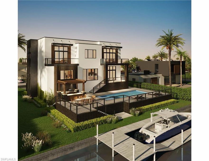 Build your dream waterfront home —without the stress. Imagine living steps from the Gulf while enjoying a premium southern exposure in home designed exactly for the way you want to live. This new construction opportunity in Conners at Vanderbilt Beach offers more than an address—it offers a guided path to creating a luxurious coastal residence tailored to your vision. With The ONE Group’s Concierge Construction service, you don’t have to manage the complexities of building. We simplify the entire process—from concept to completion—so you can focus on what matters: creating the life you want in Naples. This planned home features 4 bedrooms and a den, 4.5 bathrooms, a 3-car garage, and a private elevator, along with an open-concept layout, chef’s kitchen with premium appliances, and seamless indoor-outdoor living for effortless entertaining. The expansive lanai overlooks a resort-style pool and spa, offering the perfect place to unwind under the Florida sun. Boaters will appreciate direct canal access with quick navigation to the Gulf of Mexico—an ideal setting for a true waterfront lifestyle. And with Vanderbilt Beach, Mercato, and Fifth Avenue South just minutes away, you’re perfectly positioned to enjoy Naples’ finest dining, shopping, and coastal charm. This is your opportunity to secure a prime waterfront lot and build a brand-new luxury home—supported every step of the way by our streamlined Concierge Construction experience. Owner financing available. Live the modern coastal lifestyle you’ve only imagined until now.