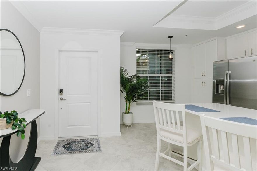 pictures coming soon !Beautiful furnished 2-bedroom + den, 2-bath condo with golf membership included located in the highly desirable community of Ave Maria. This well-maintained residence offers a spacious and functional layout, perfect for full-time living, a seasonal getaway, or an excellent investment opportunity. The home features a bright and open living and dining area filled with natural light, along with a modern kitchen offering ample cabinet space and a convenient layout for both everyday living and entertaining. The den provides flexible space ideal for a home office, guest area, or additional living space. The primary suite offers comfort and privacy, while the second bedroom is generously sized and conveniently located near the second full bathroom. Step out onto your private screened lanai and enjoy peaceful views along with the relaxing Florida lifestyle. Residents enjoy access to resort-style amenities, including championship golf, a pool, fitness center, tennis, pickleball, and more.
Conveniently located close to shopping, dining, and everything Ave Maria has to offer, this property is a perfect opportunity to enjoy luxury, comfort, and the ultimate golf community lifestyle.