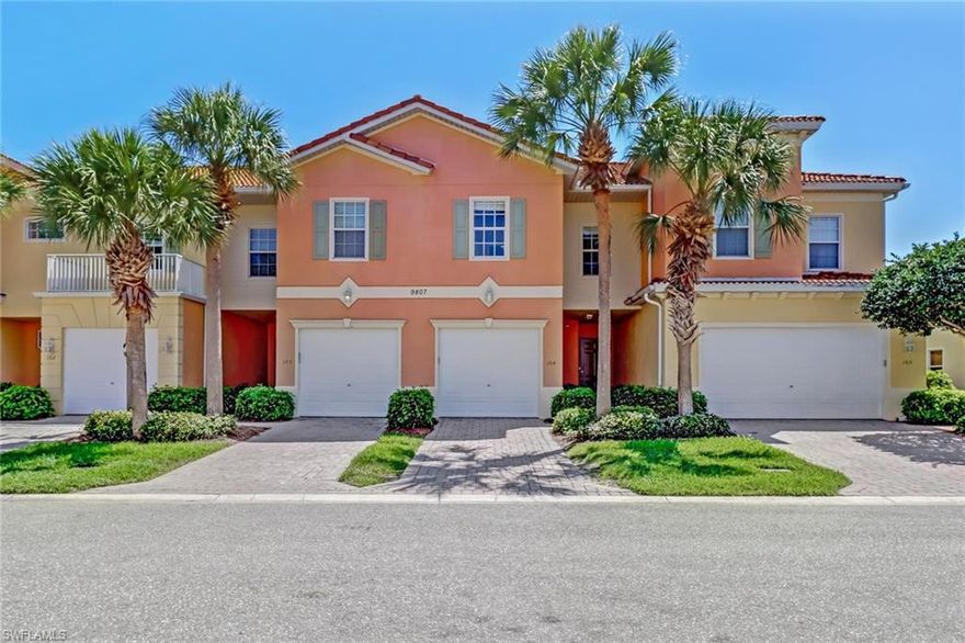 Experience the luxury of Southwest Florida living in this stunning townhome in Sail Harbour! This well-maintained 3 bedroom, 2.5 bathroom home is perfect for entertaining guests or simply relaxing in your own personal oasis. Second floor master suite has volume tray ceiling, two huge walk-in closets, dual vanity, large walk-in shower & separate garden tub! Guest bedrooms & full guest bath are also located on the second floor, with a split floor plan. Volume tray ceilings in the living/dining & kitchen areas, luxury wood-look vinyl plank flooring throughout, and new interior paint. The spacious kitchen boasts granite counters, stainless steel appliances, & a huge walk-in pantry. Large windows and sliders to lanai offer tons of natural lighting! Community pool & spa! Located in the heart of Southwest Florida, just minutes away from pristine beaches and charming Sanibel Island. Sail Harbour is a quiet, gated community that offers close proximity to plenty of dining & shopping. LOW HOA! Don't miss the opportunity to call this your home sweet home - it won't be on the market for long!