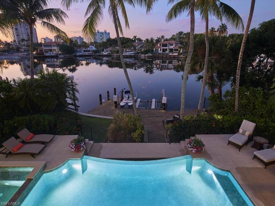 Luxury Waterfront Vacation Home in Park Shore, just a short walk to the beach, available from April 2026 and the entire 2026/2027 winter season. Experience true coastal elegance in this stunning two story, 5 BR, 5 Baths waterfront home overlooking beautiful Venetian Bay. Primary and one guest BR downstairs, 3 additional guest bedroom upstairs. Perfect for family getaways or seasonal stays, this spacious residence combines luxury, comfort, and convenience in one exceptional location. Property Highlights:
Expansive living room and upstairs family/play room, private elevator, elegant dining area, and cozy breakfast nook. Gourmet kitchen fully equipped for all your culinary needs. Private pool and spa and sundeck with breathtaking bay views.
Exclusive private beach access to Park Shore Beach includes parking, sunset picnic area, restrooms, and shower.
Short walk to Venetian Village, Waterside Shops, and just minutes to downtown Old Naples. Whether you’re relaxing by the pool, enjoying a sunset over the bay, or exploring Naples’ best dining and shopping, this waterfront retreat offers everything you need for an unforgettable stay.