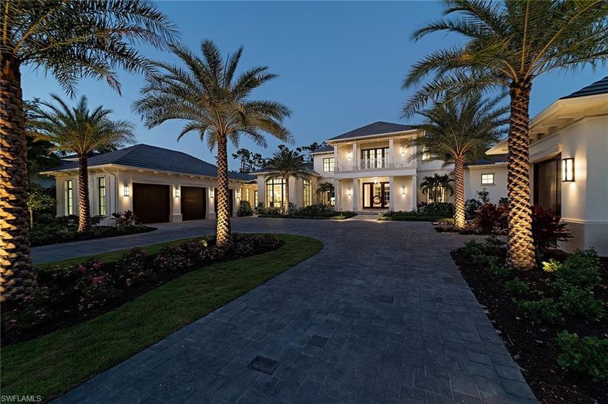 Newly completed, Lutgert Construction is proud to present its latest custom estate model, the Captiva, in the Estuary at Grey Oaks. Artfully designed by Stofft-Cooney architects, this stunning open great room home overlooks the seventh hole of the newly renovated Estuary golf course. The 6,800 square-foot estate includes four bedrooms plus club room, four full and two half baths and a second-story lounge. As you enter the soaring two-story foyer, the custom interior detail by SOCO Interiors is evident with a combination of wood and shell stone flooring throughout the main living areas. The spacious great room includes a linear gas fireplace, beam ceiling and a gourmet kitchen with double island and separate menu desk. The great room’s six-panel sliders lead to a spectacular outdoor living area with fireplace, outdoor bar and kitchen, automated screens and shutters.  Additional features include a natural gas generator, climate-controlled glass wine room and a four-car garage.  A world of luxury awaits you in the Grey Oaks Country Club community just minutes from Old Naples, world-class beaches, restaurants and shops.