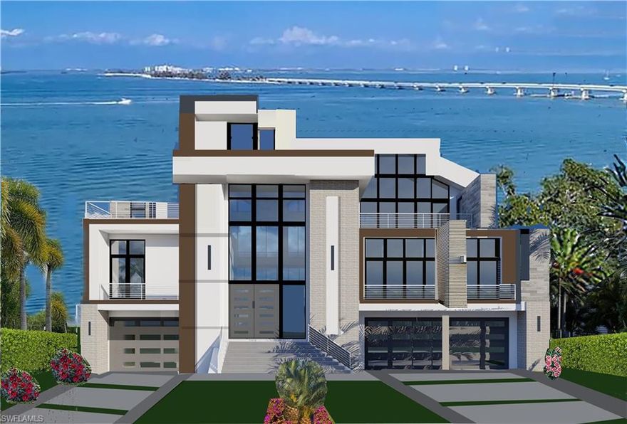 Seller financing.  Stunning oversized bay front lot with almost 90 feet bay frontage with a seawall and 260 feet depth on a PRIVATE STREET.  Lowest priced bay front lot in the island with unobstructed breath breaking bay view with easy on and off island access. Minutes to the Gulf from this property. Good for a large high-end home in a private neighborhood of millions to over ten millions dollar homes.  NO HOA.  Across from this parcel is a conservation land, assuring privacy.  This private street was upgraded and totally paved recently. The lot is cleared and ready to build.