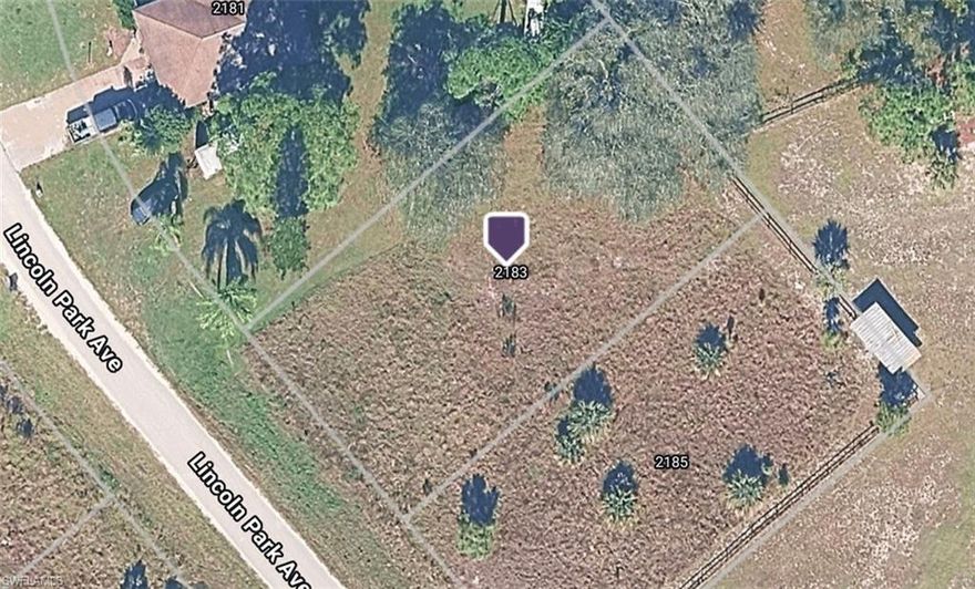 Investor opportunity in Alva! A vacant residential lot located at 2183 Lincoln Park Ave in the quiet Charleston Park community. Great value for builders or buy-and-hold investors looking to enter the Lee County market at an attractive price point. Minutes to Palm Beach Blvd and SR-80, with easy access to Fort Myers, shopping, dining, and top-rated schools including The Alva School. Bring your builder and make this your next project. Cash only. Sold as-is. Buyer to verify all information including lot dimensions, zoning, utilities, and buildability. Assignment of contract — close on or before March 27th with seller's title company.