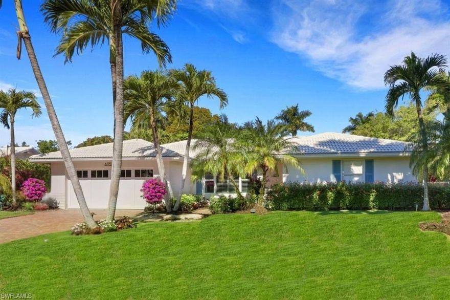 Welcome to an exceptional opportunity in the heart of the Moorings: where thoughtful design, privacy, and modern luxury come together. This beautifully remodeled single-family residence is tucked away on a quiet, secluded street in one of Naples’ most prestigious neighborhoods on a large .33 acre lot.
The main home offers four bedrooms and four bathrooms in total, including a private one-bedroom, one-bath casita with its own entrance, ideal for guests, extended family, or a serene home office retreat.
Recent professional renovations elevate the home throughout, highlighted by a striking contemporary kitchen featuring quartz countertops, a Fisher & Paykel induction cooktop, 54” Fisher & Paykel refrigerator/freezer, Wolf microwave drawer, TruBrand ice maker, and integrated refrigerated drawers. Wide-plank white oak hardwood floors flow seamlessly through the living spaces, bringing warmth and understated elegance.
The primary suite is a true sanctuary, complete with a spa-inspired bathroom and a walk-in steam shower with bench seating. Outdoors, a private pool and spa are framed by a new pool cage with panorama screens, offering uninterrupted views of the lush, landscaped grounds. A privacy fence and mature hedges create a peaceful, resort-like setting perfect for relaxation or entertaining.
Ideally located just minutes from Naples’ renowned beaches, fine dining, and upscale shopping, this home also benefits from being situated in an X500 (500-year) floodplain with levee protection—an added peace of mind.
A rare offering in the Moorings, this residence delivers refined living, exceptional amenities, and a coveted Naples lifestyle.