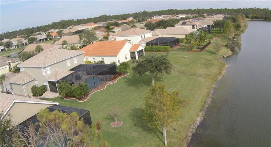 This well maintained two story home features 4 bedrooms, 2.5 bathrooms and attached 3 car garage.
Entering the foyer, the family room and kitchen leads you to a gorgeous view overlooking the lake, screened in lanai and salt water pool/spa.  The pool has upgraded features including led lights for spectacular lighting at night.
The kitchen features upgraded Samsung appliances, new designed backsplash, Corian countertops and new lighting throughout the entire home.
All four bedrooms included new carpet with upgraded padding.
The opportunity awaits you to own this sought after Gateway Community.
Magnolia Lakes has LOW HOA fees, gated entry, playground and picnic area.
Conveniently close to I-75, Jet Blue Stadium and SW International Airport.
Call today before this GEM on Little Gem Circle disappears.