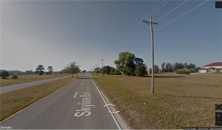 vacant commercial on strategic location in SW Cape Coral, on major road, across from shoppes and restaurants, assessments are paid, buyer is due diligence