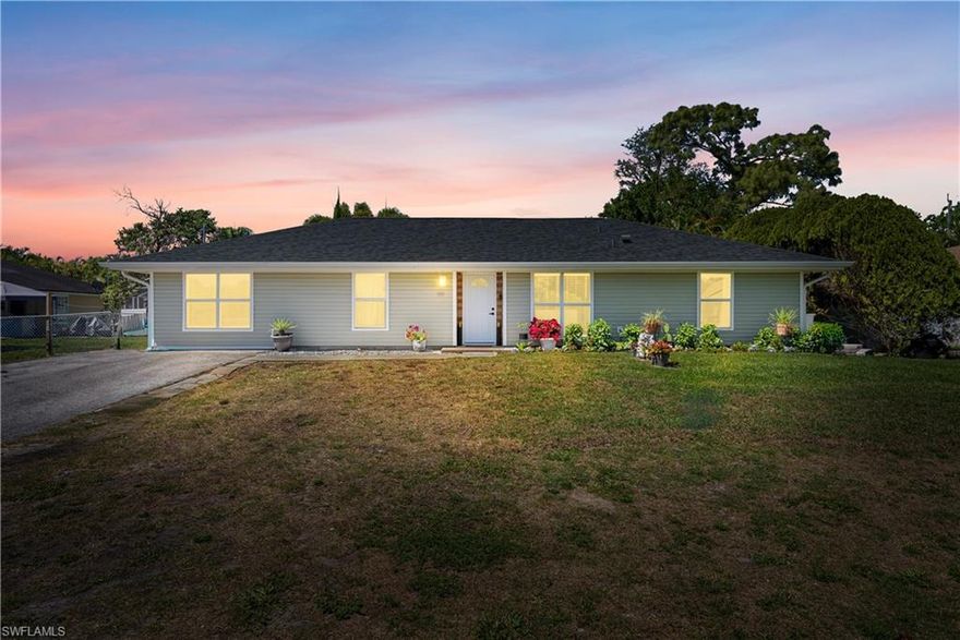 Welcome to this move in ready home in Golden Gate City offering space, updates, and a location that makes everyday living easy.

This property has been thoughtfully improved with a brand new roof completed in 2024, giving buyers peace of mind from day one. Inside, you will find remodeled bathrooms and new flooring throughout, creating a clean and updated feel that is both modern and functional. The home has also been freshly painted, making it truly ready for its next owner.

Additional features include hurricane impact windows, a sprinkler system to maintain the yard, and a septic system that has been recently pumped, adding to the overall value and upkeep of the home.

One of the biggest highlights is the lot and layout. The property offers a spacious feel with plenty of room to enjoy both inside and out, something buyers are constantly searching for in this area.

Located in Golden Gate City, you are just minutes from shopping, dining, schools, Collier Blvd, Golden Gate Parkway, and have quick access to I75, making commuting throughout Naples and into surrounding areas incredibly convenient. You are also a short drive from downtown Naples and the beaches.

If you have been searching for a home that offers updates, space, and a central Naples location without the restrictions of an HOA, this is one you will want to see in person.