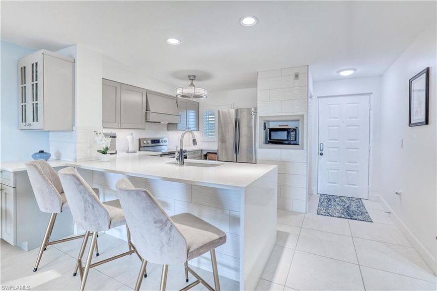 Unfurnished annual lease available. The Parkway Condos look down onto Marinatown, a waterfront marina with four restaurants and boat rentals right in your front yard! This community has direct access to the river and the Gulf and includes a heated pool & community clubhouse. This 3rd floor end unit condo overlooks the water of the yacht basin and has river views. Your screened lanai is the perfect spot for watching the boats go by. Community provides satellite Direct TV. Kitchen and bathrooms have been upgraded and you will feel light, bright and cheery in this 2 bed, 2 bath condo. Elevator or stair accessible. There is a free trolley and a pay water taxi that will take you right downtown Ft. Myers to the entertainment district in season from November through April.