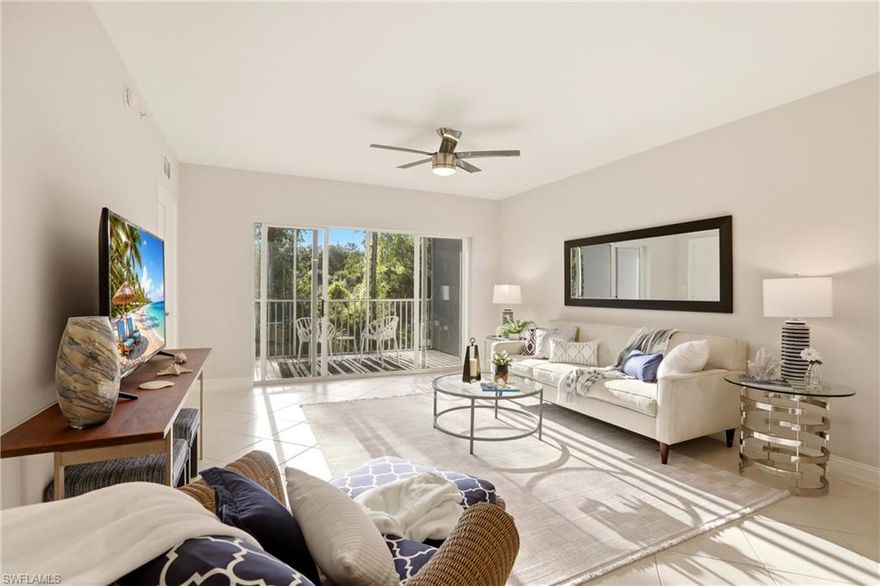 Beautiful 2nd floor, 3 bedroom end unit condo with common elevator access, located in a pet friendly building with carport parking.
This well maintained Naples condo has been freshly painted throughout the interior and features tile flooring in the main living areas with wood look vinyl flooring in the bedrooms, offering a clean, cohesive look with no carpet. As a rare end unit, it includes additional windows that bring in abundant natural light, creating a bright and open feel throughout.
The flexible floor plan offers 3 bedrooms and 2 bathrooms, with the third bedroom currently set up as an office as shown in the photos, making it ideal for those who work from home or want a den space.
Located in the quiet and well kept community of Blue Heron, residents enjoy beautifully maintained grounds, a community pool, clubhouse, and an active social environment. Low condo fees include cable, water, and more. The association has recently completed major updates, including exterior painting and new roofs in 2023.
Flexible rental options allow both annual and seasonal leases, adding to the investment appeal.
Conveniently located just one mile from Berkshire Commons with dining, shopping, grocery stores, and banking. Downtown Naples and the white sand beaches are only a short drive away, offering world class dining, shopping, and golf.