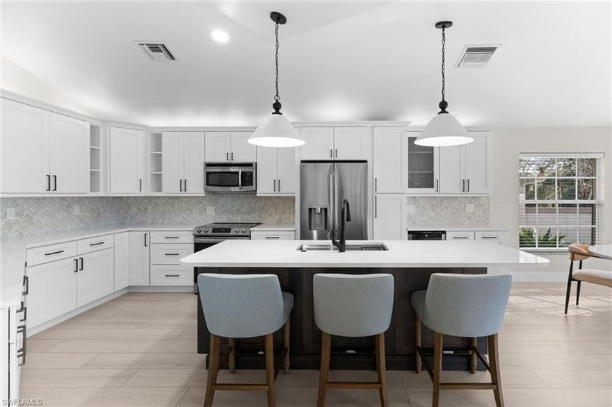 Welcome to refined Florida living in the prestigious community of Enclave of Bonita Bay. Designed for both everyday living and entertaining, the home features a bright, open floor plan with generous living spaces, high ceilings and abundant natural light. This home has been extensively renovated, including a well-appointed kitchen with stainless appliances, high end cabinets, quartz countertops and a bar area.

The primary suite provides a peaceful retreat with ample space, a spa-like bath with double vanities, walk in closets and luxury fixtures. Additional bedrooms offer comfort and flexibility for guests or a home office.

Step outside to enjoy true Southwest Florida living, whether relaxing in the private pool area with a large spa or enjoying the beautifully landscaped yard with scenic views. Entertaining is easy with multi sliding door systems to seamlessly welcome family and guests to your private outdoor oasis.

An exceptional opportunity to own in one of Southwest Florida’s most desirable communities, Bonita Bay offers luxury living conveniently located minutes from world-class beaches, upscale shopping, fine dining and prestigious golf courses. Bonita Bay’s amenities include a private beach club with private beach access, a marina, kayaking, canoeing, pickleball, tennis, multiple parks, and 11+ miles of walking and biking paths.