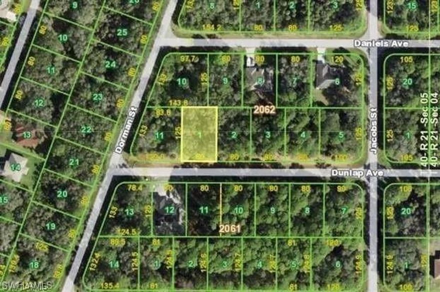 Build your dream home on this single-family residential lot located in a desirable area of Port Charlotte. Surrounded by established homes and conveniently located near shopping, dining, and schools. Additional nearby lots are available, and a package deal may be considered. Ideal for builders, investors, or future homeowners.