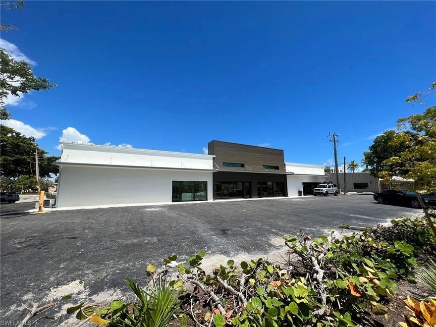 Uncover Opportunity in Naples Downtown: Prime Redevelopment Potential. 
This strategically located building in the heart of the Naples FL Downtown District is an investor's dream. Offering easy access to two major roads and occupying over a half-acre of land, it's a canvas for transformation and growth.
Freshly renovated in 2023, with a striking new front elevation featuring a welcoming canopy, this property beckons entrepreneurs and investors alike. Boasting 8,960 square feet across three units, a corner lot location, and a building size of 112' wide by 80' deep, the possibilities are limitless.
With a rear alley, high ceilings, and abundant space for parking or additional development, this property is a goldmine waiting to be tapped. Whether you're an owner/user looking to establish or expand your business or an astute investor seeking to unlock its full potential, this is the opportunity you've been waiting for.
Seize the moment and breathe new life into this prime location. Your vision can transform this property into a thriving hub of innovation and growth. Don't miss out – make it yours today!