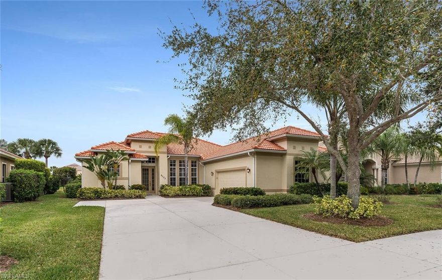 Be prepared to be Wowed the moment you walk into this immaculate home! Pride of ownership and meticulous care is evident.  The best of the Florida lifestyle awaits you. You will love relaxing on your oversized brick paver screened lanai or taking a dip in the heated pool with beautiful lake views. Here are just a few of the new features and updates of this spectacular home: new roof, HVAC system, screens on cage, hardwood floors in bedrooms, freshly painted interior, Plantation shutters and more. Gourmet kitchen with new upgraded SS appliances, French door refrigerator, center island, breakfast bar plus a new washer and dryer! Formal living & dining room plus a cozy family room, 8 foot doors and crown molding and volume ceilings. The community is surrounded by extensive preserves and residents enjoy 6 lakes (great fishing and bird watching), landscaping, cable, internet, irrigation water, long sidewalks and naturally planted common grounds all for a very reasonable HOA.  And is convenient to shopping, I-75, dining and only minutes to Naples' award winning beaches. Don't miss out on this one! This is the opportunity you've been waiting for to live the Florida lifestyle you deserve!