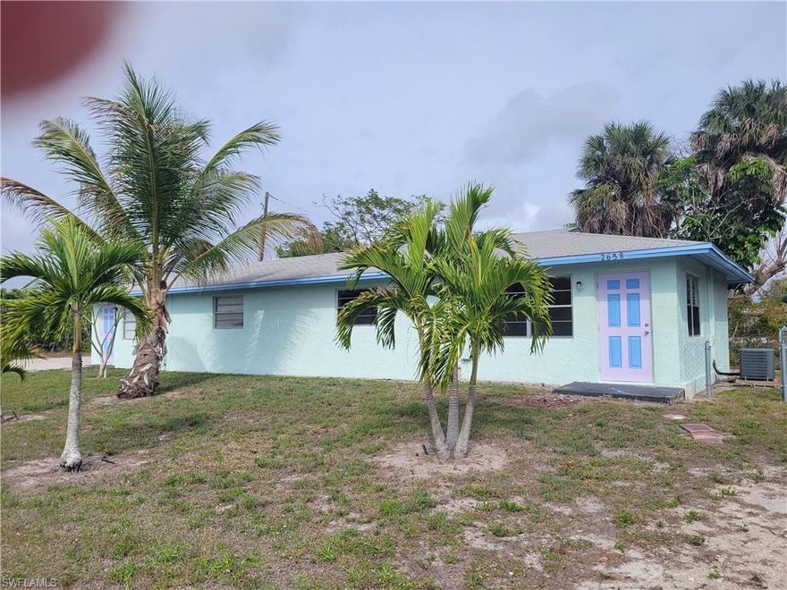 This adorable duplex comes with two units which have 2bed, 1 bath, kitchen and living room each and is situated on a very quiet street.  These two units have been updated and show very well.   Laundry room with washer & Dryer hook up that both units have access to.  Fenced throughout the backyard giving the units their privacy from one another as well.