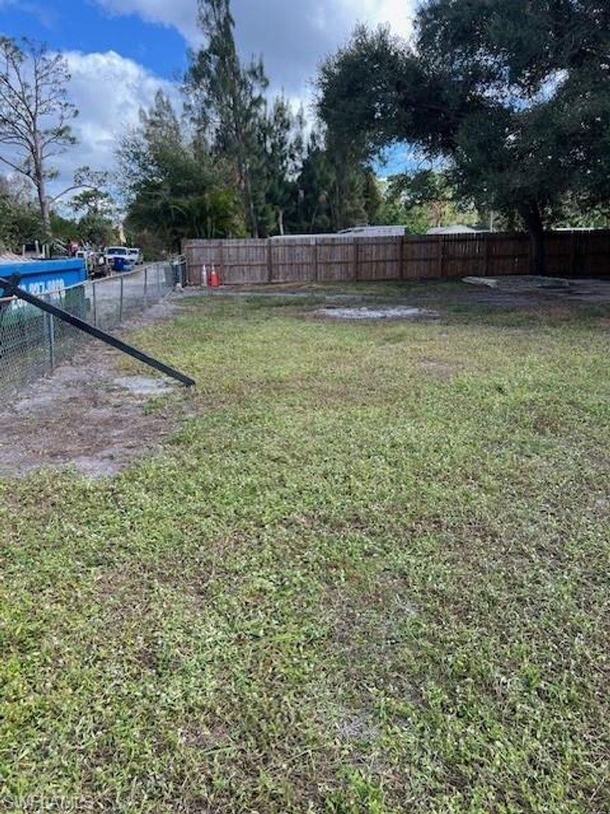 Cleared and fenced. Nice shed on site.  100' x 82'. Mobile, manufactured or single family home use. Seller already has a Temporary Housing Permit available for RV. Community Center is 2 minutes drive, Recreational Center is 5 minutes drive with gym, locker room, shower, sport, art and craft activities. Life time membership is $10.
Hart drive has side walk. Convenient store 3 minutes walk, supermarket 2 minutes drive. Local bus stop right at the corner. Nice helpful neighbors.