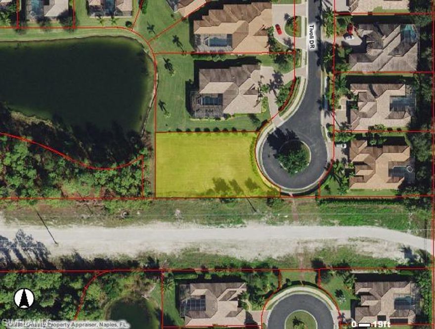 Very Special, Lakefront New-Build Residential site, in the heart of Naples, in the exclusive Briarwood Estate Home community.  Magnificent year-round sunsets will allure you as you build your dream home and your inspirations come together on this oversized (.39 Acres) Cul de sac homesite!  NOTE: Rules and Regulations of Bela Lago and Sereno @ Briarwood provide that: A) New home construction must be completed within 24 months of property (vacant land) acquisition  B) Minimum Single-family home interior sq. footage must be 2,750 sq. ft.  C) Rules and Regulations of Bela Lago and Sereno further provide that original community Builder, Titan Homes, must be the 
Contractor of record for new construction on any remaining vacant lot.