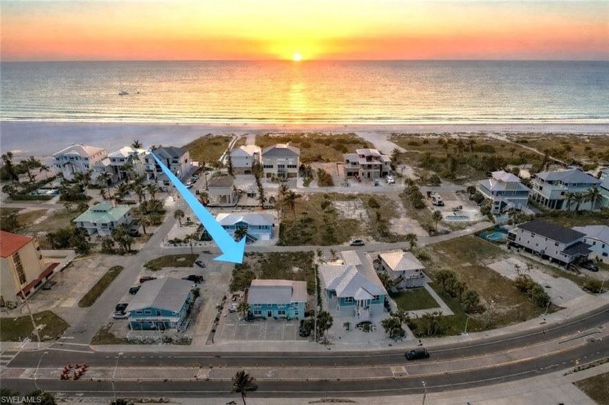 Just a stone's throw to the beach from this uniquely located vacant lot on the Gulfside of Estero Boulevard. Step onto the powder white sandy beach and feel like you are on vacation every day. Great location off the main road, close to shopping, restaurants, and marina at Santini Plaza as well as the island's Publix grocery store. The owner has plans for a two-level home above parking, with decks and a private pool. Survey available. See links for videos of property and new build rendering. One of the best priced properties on the Gulfside of Estero Blvd. Zoned RC, weekly rentals allowed. Don't miss out!