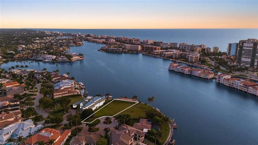 Boasting long and wide southwestern views of Venetian Bay.