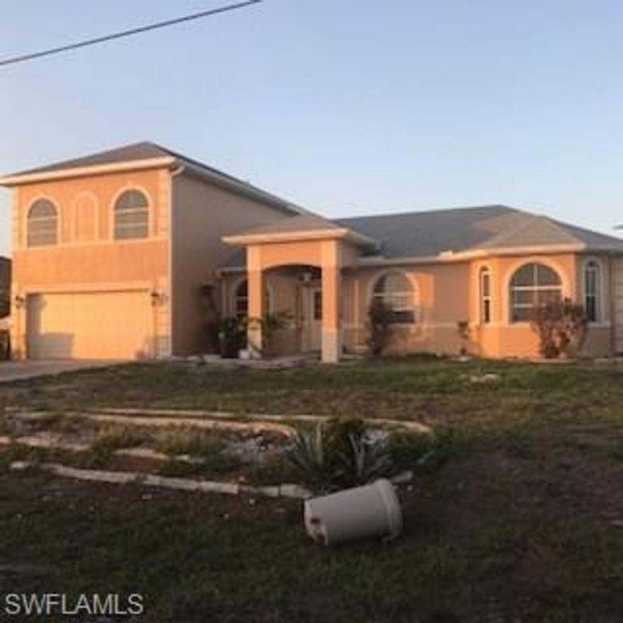 Location, Location..  This is a two-story home spacious 3/2 quiet part of Lehigh Acres . If you enjoy your privacy, but still wish to be within convenient range of shopping, dining, schools and entertainment, this house is for you!. Make this your new home! Schedule you appointment today!!.
