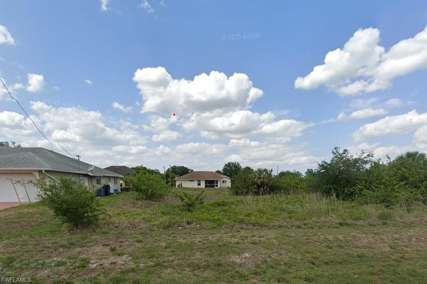 Residential lot for sale in Lehigh Acres! Great opportunity to build your dream home in a growing area with new construction nearby. Located on a quiet street with easy access to main roads, schools, and shopping. Perfect for homeowners or investors looking to secure land in Southwest Florida.