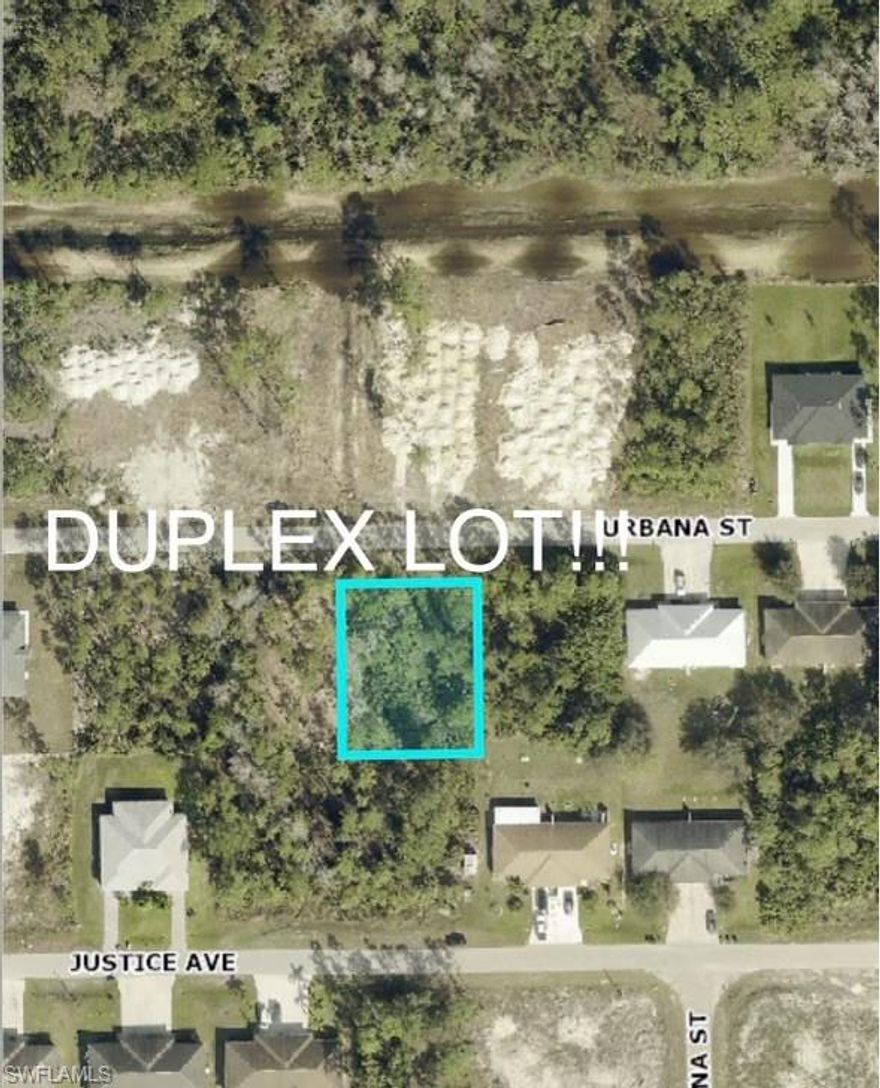 Prime side by side Duplex lot’s and great investment opportunity! This is a rare find, save time and money on moving equipment from site to site and build 2 duplexes with ease. The lot is on a paved road with new construction duplex’s being built across the street and in the surrounding area. Get them while you can! You can enjoy many activities within a short drive such as… Shopping, JetBlue Stadium (Home of the Red Sox spring training), Hammond Stadium (Home of the Twins spring training) and Fort Myers Beach. Also for added convenience, Southwest International Airport is quick drive away! Don’t miss out, get your offer in today!