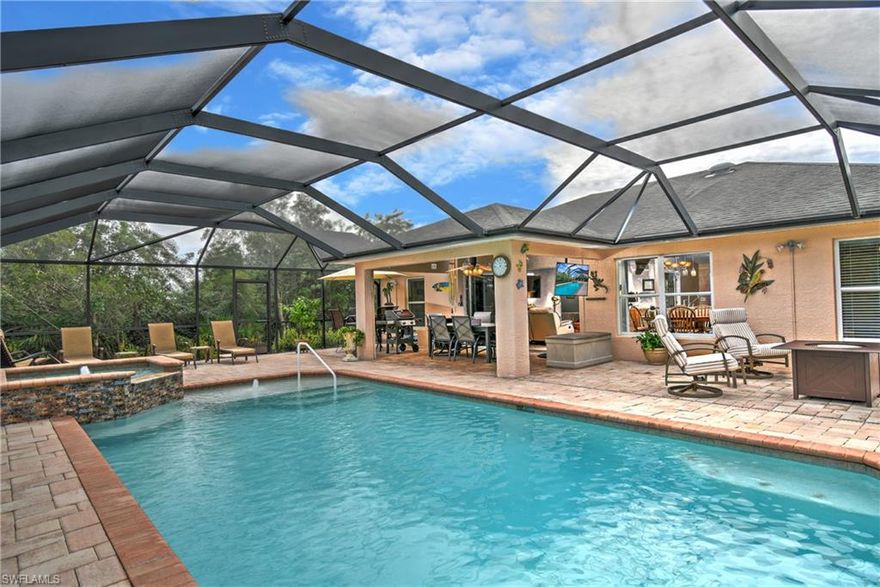 Meticulously maintained inside and out. Come check out this 3 bedrooms PLUS a den/office, 2 baths and heated POOL and SPA in a growing area. Perfect for entertaining. Attached 2 car garage. An inviting entryway welcomes you home. Pendant lighting, plant shelving, and fans in every room. Spacious kitchen opens up to the living room. Large island and breakfast bar and features beautiful quartz counter tops. Complete appliance package. Fabulous pool and spa area with large under truss patio and a relaxing view. Outdoor solar shower. Manicured lot with mature landscaping and automatic sprinkler system. BONUS AVAILABLE- Adjacent lot to the West available for sale. Could be a HALF ACRE total. See this one today and your search will be over!