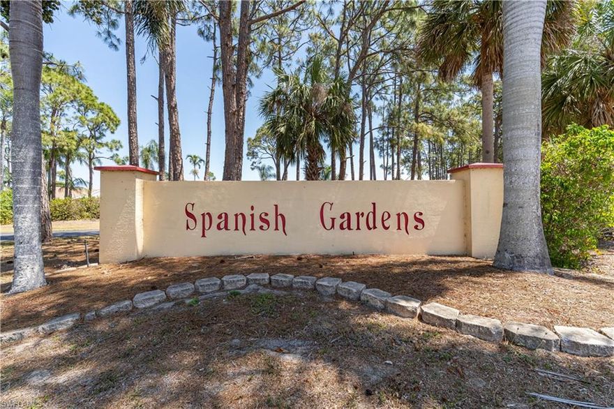 Now is your chance to own a residential lot in the desirable Spanish Gardens community of Bonita Springs, with the neighboring lot also available (MLS 225037550)—offering a unique opportunity to expand your building plans or secure additional space. This lot boasts gorgeous western exposure, providing the perfect setting for enjoying stunning Florida sunsets from the comfort of your future home.

Tucked just off East Terry Street, Spanish Gardens offers unbeatable convenience with close proximity to Interstate 75, Downtown Bonita Springs, Gulf beaches, and a variety of local shops, restaurants, and entertainment.

Build your ideal single-family home, or if purchased with the adjoining lot, consider the potential for a larger residence or duplex to maximize space and value.

The community features low HOA fees of just $68/month, which cover irrigation water, common area upkeep, and access to fantastic amenities including a community pool, tennis and basketball courts, shuffleboard, and a clubhouse.

Plus, for investors, the owner is offering a total of six lots in Spanish Gardens as a bundle package for $700,000—a great opportunity for future development.

Don’t miss out on this western-facing lot in one of Bonita Springs’ most charming and centrally located communities—perfect for both homeowners and investors alike.