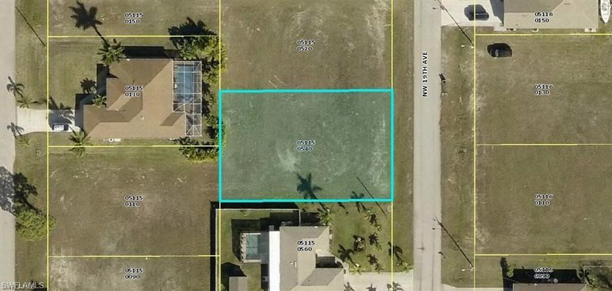 Great CLEAN WESTERN Exposure lot in Growing area of Cape Coral. Vacant Land sales are HOT, BUY NOW to build a new construction home or invest for the future. NO building restrictions and already cleared.