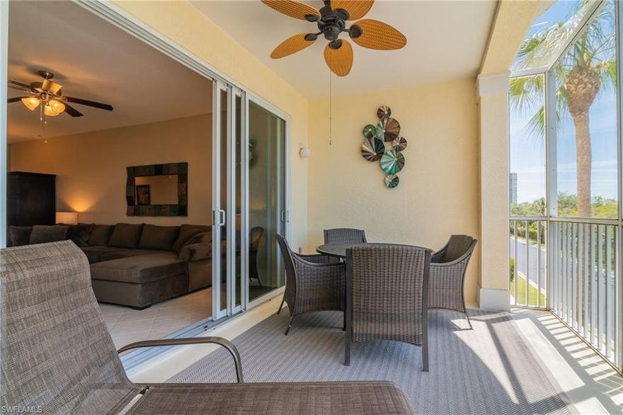 LOCATION, LOCATION, LOCATION!! Just a short walk to the beach in the prestigious community of Sanibel View! This gated community offers resort style amenities to include: heated pool & spa, sunning beach, clubhouse, tennis courts, exercise room, walking trail, and private lake. Residents can enjoy kayaking at nearby Bunche Beach. Short walk to best restaurants, shopping & entertaining! Admire this spacious, ready to move-in, 2-bedroom, 2 bath, open floor plan condo. Enjoy watching beautiful sunsets from your private, large, screened in- lanai overlooking San Carlos Bay Preserve. Impeccably maintained with numerous upgrades including: tile throughout main living areas, carpeted bedrooms, newly installed air conditioner, water heater, refrigerator, and washer (all done in 2016). The kitchen has beautiful wood cabinets with glass inserts. The home also includes laundry room and an enclosed 1 car garage.