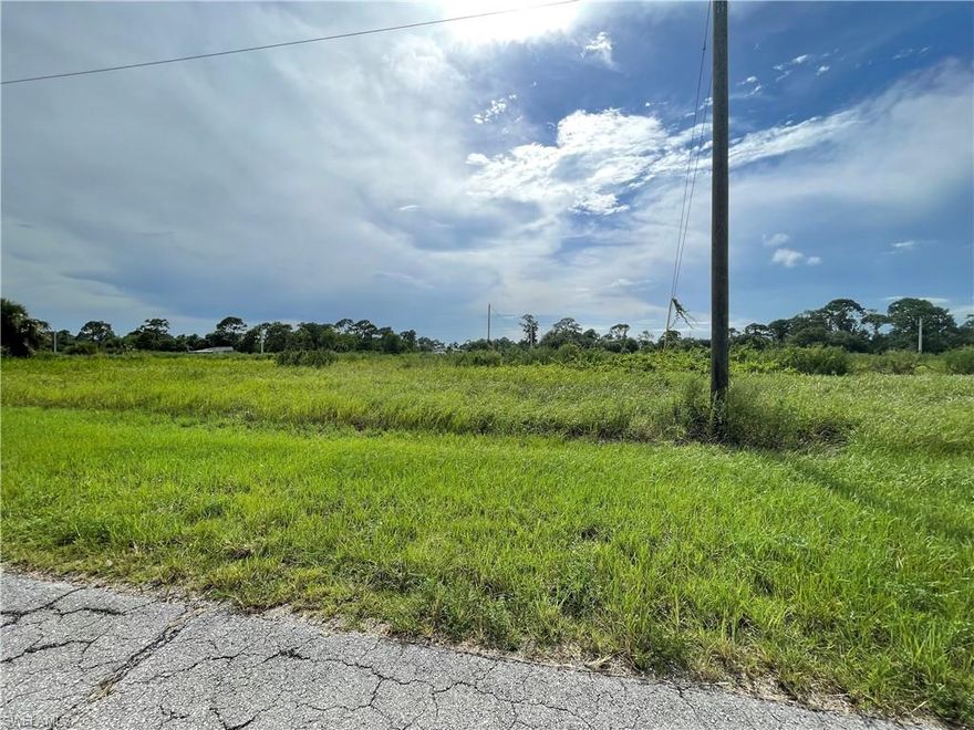 This Port LaBelle homesite might just be the perfect one on which to build your dream home. The parcel is located in an area of newer homes serviced by central water and located within minutes of the community's Schools, Shopping, Banking, and the LaBelle Airport. The lot next to this one at 7021 Burma is also available.
Call today before this one is gone!