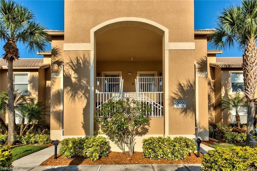 Super cute and cozy unit in pristine Bella Terra. Priced for a quick sale, this 2/2 condo will NOT last! Bella Terra is 
conveniently located in the up-and-coming Estero area just minutes to SW Florida International Airport, Gulf Coast Town Center, Hertz Arena, Miromar Outlet Mall, Coconut Point Mall and Florida Gulf Coast University. Bella Terra's amenities include: 7,000 sq.ft. clubhouse with gorgeous resort style swimming pool, spa, fitness center, play area and tennis courts. Are you looking for a low-maintenance SW Florida home to escape the FREEZING weather up north? How about a safe and secure condo for your college student? Don't miss out on this amazing opportunity - call today!