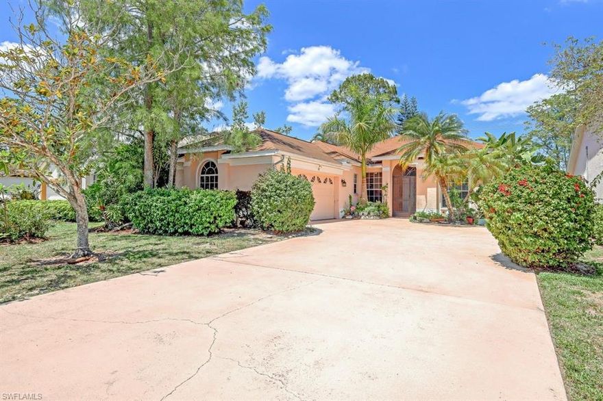 H10191A unique single-family home opportunity in Berkshire Lakes.  This spacious pool home is in need of TLC.  However, the roof was replaced in 2019.   Berkshire Lakes is centrally located and close to all the good things Naples has to offer.   Berkshire Lakes has active Tennis & Pickleball groups, Lakeside walking trails, a community pool and clubhouse activities.   Berkshire Commons offers convenience to Publix, Walgreens, First Watch, Cleaners, Nail Salons, several eateries and several banks.  Athletica Fitness & Aldi’s is just across the way.  Just 6-mi. to Fifth Ave. So. and the beach beyond.  This is your opportunity to transform a home to just the way you want it.