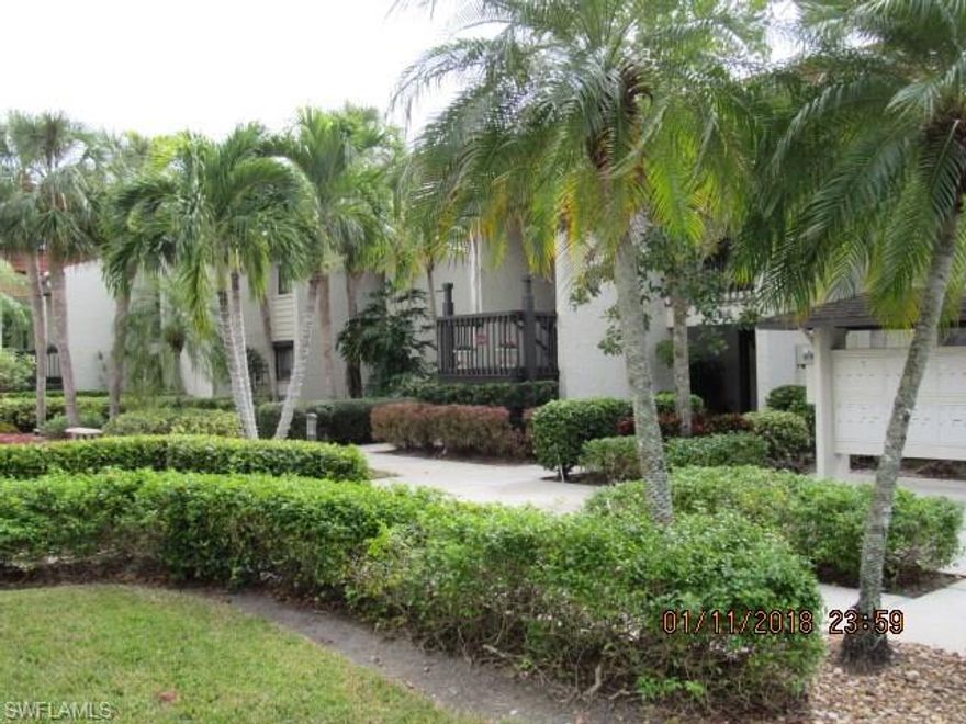 Almost 1600 square feet of South facing , first floor, pet friendly paradise. The very large screened lanai faces a quite landscaped area. An easy walk to the pool and club house but far enough away not to disturb your relaxation. A 3 bedroom, 2 bath split plan, that is spotless ,well cared for and well furnished. It features tile floors in the kitchen and baths and wood in the living room and master bedroom. The community provides an 18 hole golf course, a professional grade tennis facility, a large marina for boats up to 50' and two great restaurants with ajoining bar areas. The community is on the river, gated with sidewalks and night lighting. A really great safe place to stroll on a warm evening. Grocery stores, restaurants, medial and clothes shopping are all near by.