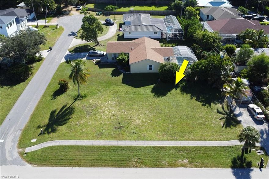 Amazing opportunity with this corner lot located on a cul-de-sac street on Marco Island. Great location close to 2 Marinas, shops and restaurants and of course the beautiful beaches of Marco Island. Lot is cleared ready for your dream home. Ask for the included building plans, which allows you to hit the ground running, saving both time and money.