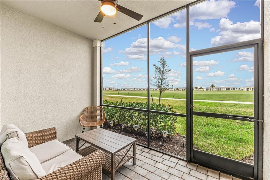 BABCOCK NATIONAL - 1st FLOOR VERANDA CONDO WITH 6 SEATER GOLF CART FOR RENT. 2 Bedroom Plus a Den with a Sleeper Sofa 

Comfortable and inviting - this Babcock National Golf & Country Club, Veranda Style Condo offers 2 Bedrooms / 2 Bathrooms, Plus a Den. With 1366 Square Feet of bright & spacious living area, this floorplan is one of our guests favorites.  

Located in beautiful Southwest Florida, Babcock National Golf & Country Club features an 18-hole course that provides an exciting golfing experience. Distinctive in character but consistent in quality, every hole was meticulously designed by Architect, Gordon Lewis. In addition to the golf course, Babcock National offers superb amenities such as a First-Class Clubhouse that includes a Bar, Fine Dining Restaurant, Card Rooms, Locker Rooms and more. There are Multiple Tennis & Pickleball Courts, A Resort Style Pool, Lap Lane Pool, Hot Tub / Spa and 3 additional satellite pools and Outdoor Grills throughout the community. Enjoy drinks and incredible food at the "Watershed" / Poolside Tiki Bar & Grill. You'll have access to the 24-Hour State-of-the-Art Fitness Center, Aerobics Studio, Men’s & Women’s Steam Saunas and the Full-Service Day Spa, all for your use and enjoyment. The Babcock National Lifestyle Coordinator is on site daily and plans weekly Community Social Activities, Food Trucks and Vendor events for all of the residents to enjoy. THE CLUBHOUSE, AMENITIES AND COMMUNITY ARE 100% COMPLETE. NO CONSTRUCTION MEANS THAT YOU CAN RELAX AND ENJOY YOUR STAY FROM THE MOMENT YOU ARRIVE!

The Babcock Ranch Solar Powered Community offers The Lake House Waterfront Restaurant, Slaters Goods & Provisions - Coffee Shop & Ice Cream Store. Within walking distance is the Babcock Ranch Security Office, an amazing 150 Foot Boardwalk & many other small businesses. The weekends bring Live Music & Entertainment, A Farmer’s Market & Countless other Social Events, Fairs and Festivals. 

You'll enjoy the convenience of the "Crescent B Commons" Shopping Center, which is anchored by the Neighborhood Publix Grocery Store and is host to over 100,000 Square Feet of additional Dining, Shopping, Retail & Service Businesses. There's even a STARBUCKS, MARSHALL'S, ACE HARDWARE, a Medical Center & a Pet Supermarket Opening right in the community.