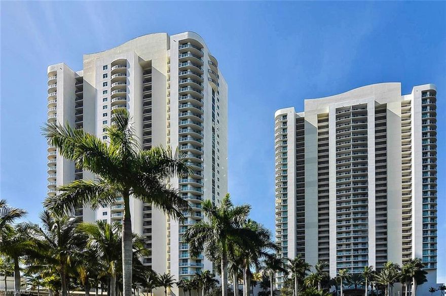 BRAND NEW AC installed July 2020!   This spacious, bright, furnished, property is luxury waterfront living at its best!  This beautiful condo has panoramic views of the River from the 14th floor.  The spacious living room overlooks the water and city skyline through the floor to ceiling hurricane impact sliders. The kitchen has a beautiful open concept, granite counter tops, and stainless steal appliances.  The master suite offers an amazing view that cannot be surpassed.  Master bath with jetted tub, glass shower, and walk-in closets. Each room has a balcony to relax, and unwind to sunsets, dolphins, manatees and endless views. World class amenities included fitness center, gas grill in pool areas, library, club room, residence lounge, game room, tennis court, community pool & spa. Ideally situated in the Ft. Myers River District, you will be just minutes from the finest restaurants, bars, cafes, shopping, theaters and more. There is also a Free Seasonal Trolley to downtown Ft. Myers & Publix. NOV-APRIL.  SELLER WILL GIVE CREDIT SO BUYER CAN PAINT INTERIOR